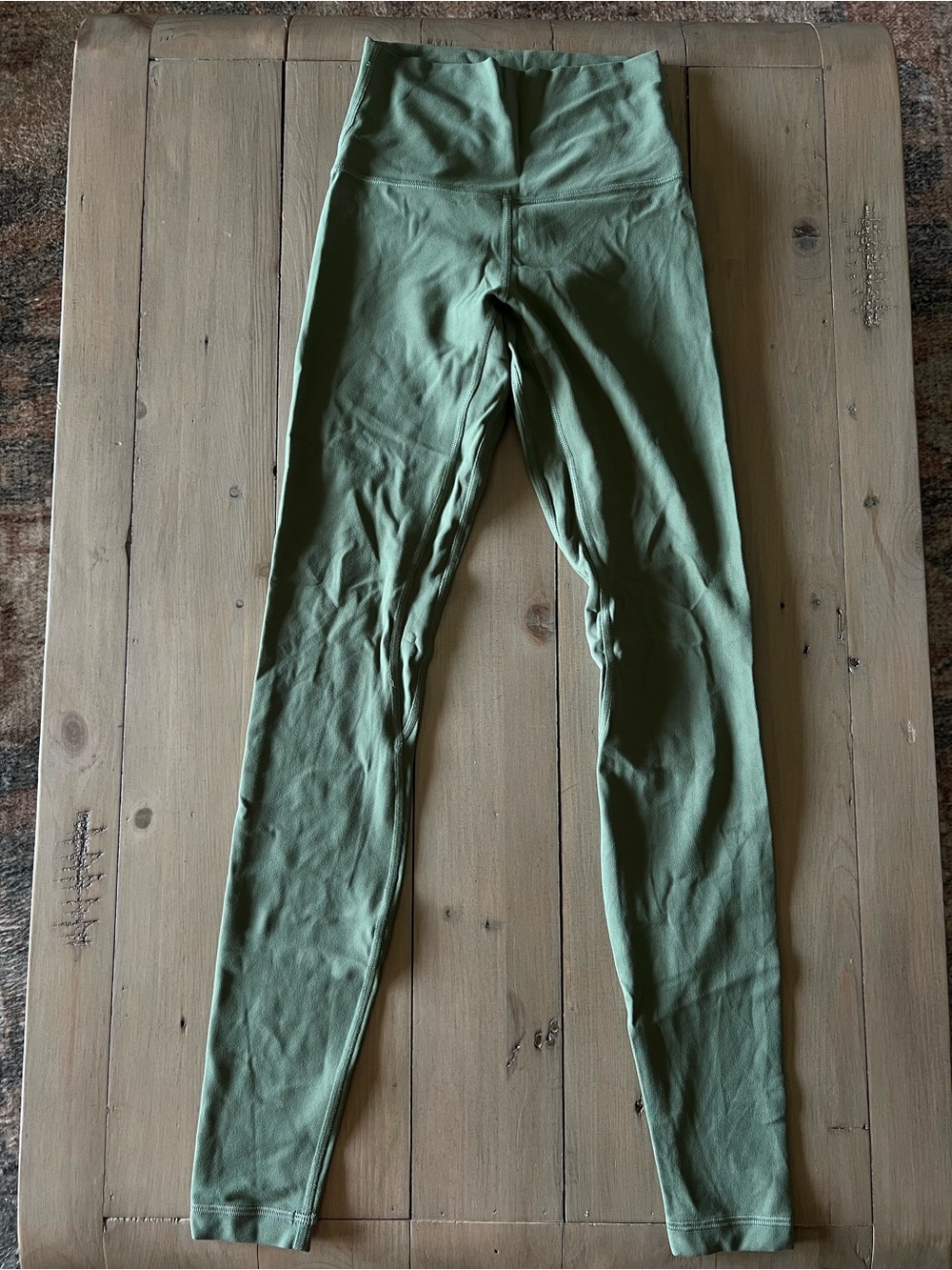 Lululemon High-Rise Olive Leggings 2
